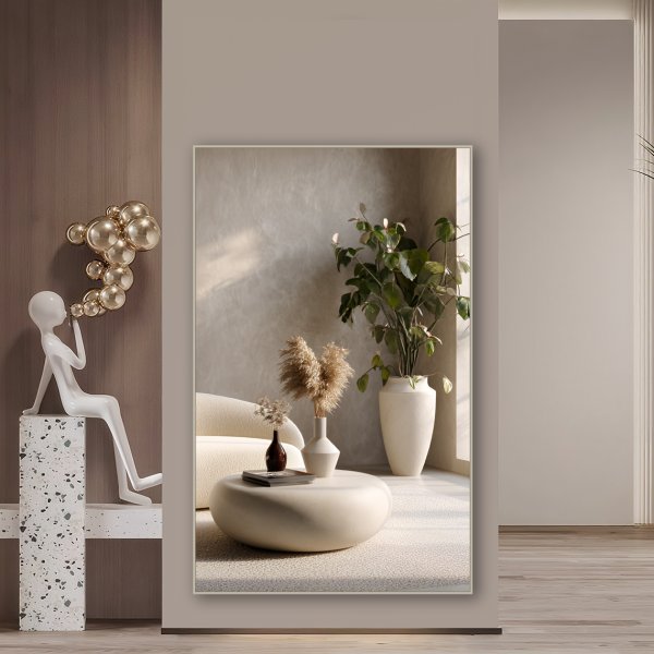 Speil Orlando 190 x 120 cm - Beige