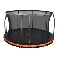 Nedgravd trampoline med sikkerhetsnett - 396 cm Nedgravd trampoline med sikkerhetsnett - 396 cm