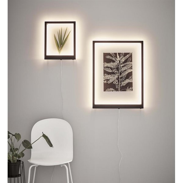 Rammevegglampe 41x33 cm - Svart Rammevegglampe 41x33 cm - Svart