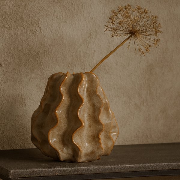 Vase Kaktus H27 cm - Brun Vase Kaktus H27 cm - Brun