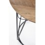 Bobby sidebord Ø40 cm - Valnøtt/svart Bobby sidebord Ø40 cm - Valnøtt/svart