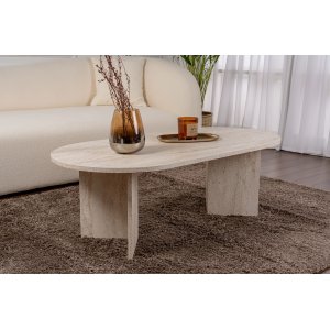 Salongbord Sable Travertin - 119 x 60 cm