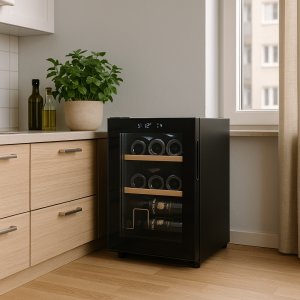 Vinkjøler - Elegance | kompakt | 15 flasker | kompressorkjølt Vinkjøler - Elegance | kompakt | 15 flasker | kompressorkjølt